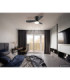 Irwin Integrated LED Ceiling Fan Matt Black 2700-6500K-8
