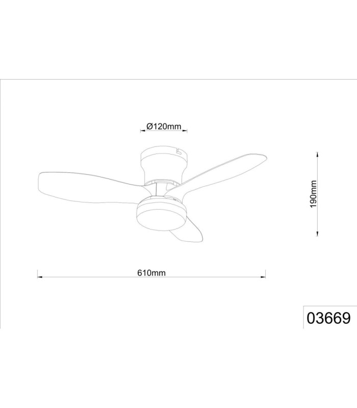 Irwin Integrated LED Ceiling Fan Matt Black 2700-6500K-10