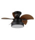 Kari Integrated LED Ceiling Fan Matt Black 3000-4500-6000K-2