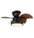 Kari Integrated LED Ceiling Fan Matt Black 3000-4500-6000K-4