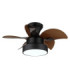Kari Integrated LED Ceiling Fan Matt Black 3000-4500-6000K-5