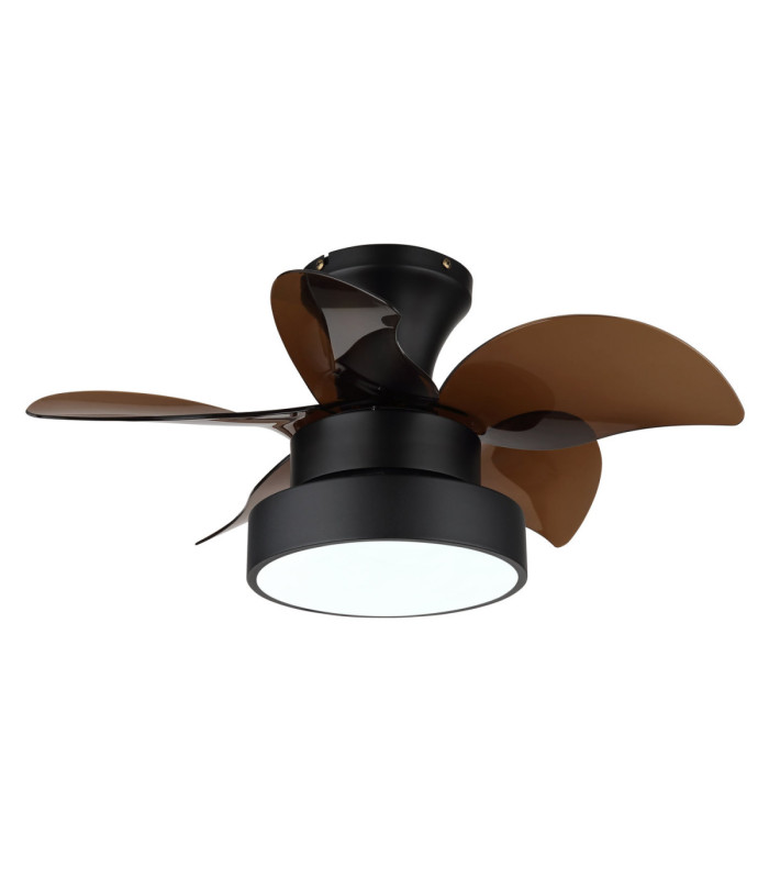 Kari Integrated LED Ceiling Fan Matt Black 3000-4500-6000K-5