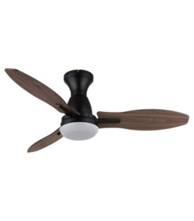 Gale Integrated LED Ceiling Fan Matt Black 3000-4500-6000K-2