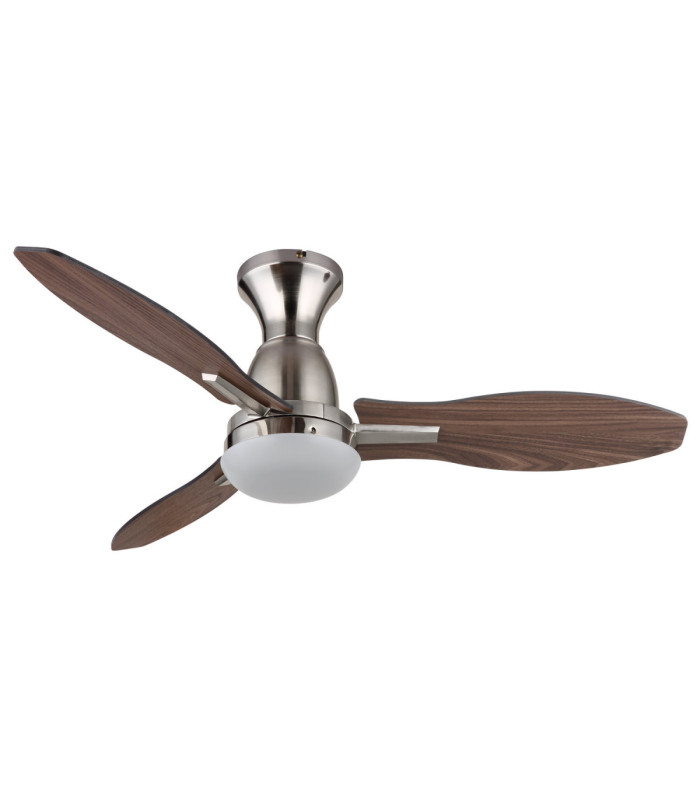 Gale Integrated LED Ceiling Fan Matt Nickel 3000-6000-4500K-2