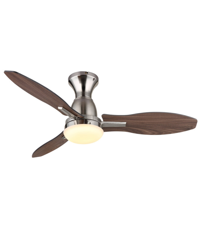 Gale Integrated LED Ceiling Fan Matt Nickel 3000-6000-4500K-3
