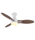 Gale Integrated LED Ceiling Fan Matt White 3000-6000-4500K-3
