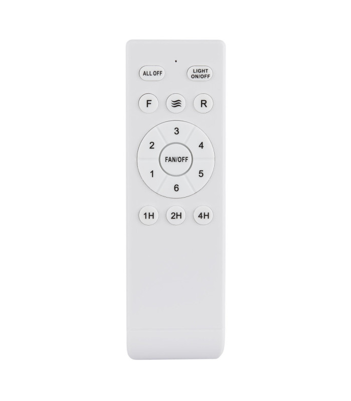 Gale Integrated LED Ceiling Fan Matt White 3000-6000-4500K-7