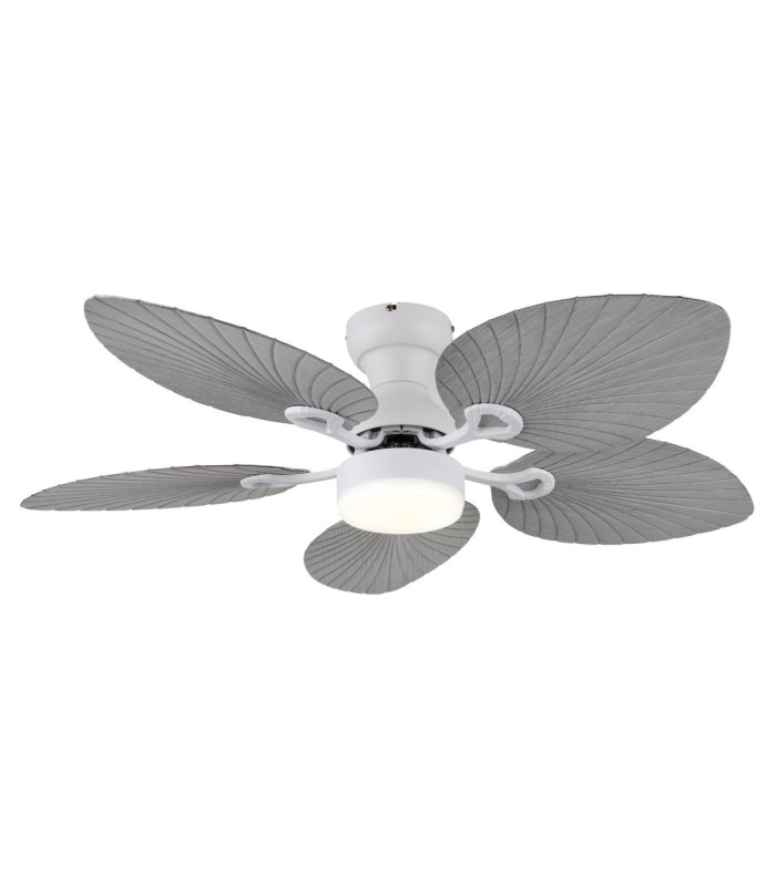 Elise Integrated LED Ceiling Fan Matt White 3000-6000-4500K-1