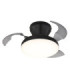 Zavala Integrated LED Ceiling Fan Matt Black 2700-6500K-1