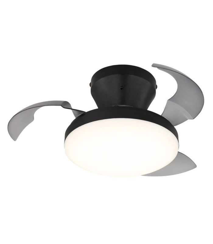 Zavala Integrated LED Ceiling Fan Matt Black 2700-6500K-1