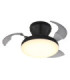 Zavala Integrated LED Ceiling Fan Matt Black 2700-6500K-5
