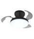 Zavala Integrated LED Ceiling Fan Matt Black 2700-6500K-6