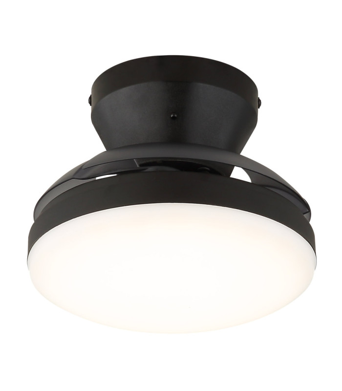 Zavala Integrated LED Ceiling Fan Matt Black 2700-6500K-7