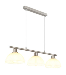 Selma Bar Pendant Ceiling Light Matt Nickel 3x E27-1