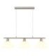 Selma Bar Pendant Ceiling Light Matt Nickel 3x E27-3