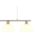 Selma Bar Pendant Ceiling Light Matt Nickel 3x E27-4