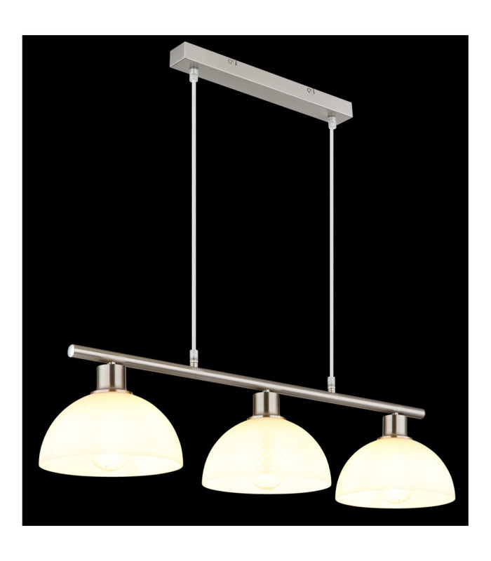 Selma Bar Pendant Ceiling Light Matt Nickel 3x E27-5