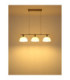 Selma Bar Pendant Ceiling Light Matt Nickel 3x E27-6