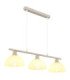 Selma Bar Pendant Ceiling Light Matt Sand Colour  3x E27-1