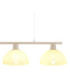 Selma Bar Pendant Ceiling Light Matt Sand Colour  3x E27-4