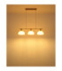 Selma Bar Pendant Ceiling Light Matt Sand Colour  3x E27-6