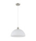 Selma Dome Pendant Ceiling Light Matt Nickel 1x E27-2