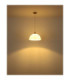 Selma Dome Pendant Ceiling Light Matt Nickel 1x E27-4