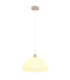 Selma Dome Pendant Ceiling Light Matt Sand Colour  1x E27-1