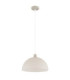 Selma Dome Pendant Ceiling Light Matt Sand Colour  1x E27-2