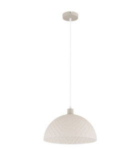 Selma Dome Pendant Ceiling Light Matt Sand Colour  1x E27-2