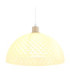Selma Dome Pendant Ceiling Light Matt Sand Colour  1x E27-3
