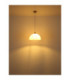 Selma Dome Pendant Ceiling Light Matt Sand Colour  1x E27-5