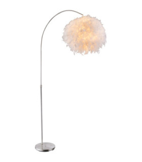 Katunga Arc Floor Lamp Matt Nickel 1x E27-1