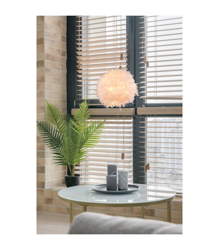Katunga 45cm Spherical Pendant Ceiling Light White 1x E27-2