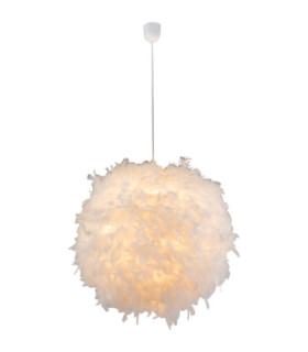 Katunga 60cm Spherical Pendant Ceiling Light White 1x E27-1