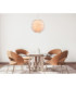 Katunga 60cm Spherical Pendant Ceiling Light White 1x E27-2