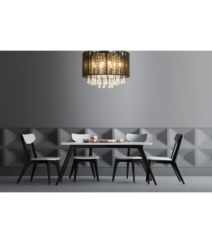Bagana Ceiling Light Chrome 8x G9 3000K-3