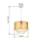 Amy Cylindrical Pendant Ceiling Light Matt Nickel 1x E27-5