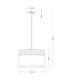 Chipsy Cylindrical Pendant Ceiling Light Matt Nickel 1x E27-3