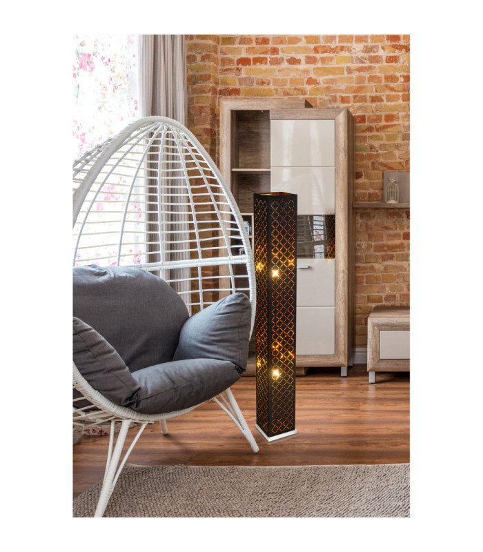 Clarke Floor Lamp Matt Nickel 2x E27-3