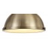 Ceiling Dome Pendant, 1 x E27, Antique Brass, Frosted Glass - 6