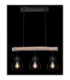 Mina Bar Pendant Ceiling Light Black 3x E27-7