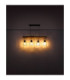 Mina Bar Pendant Ceiling Light Black 4x E27-7