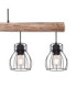 Mina Bar Pendant Ceiling Light Black 5x E27-5
