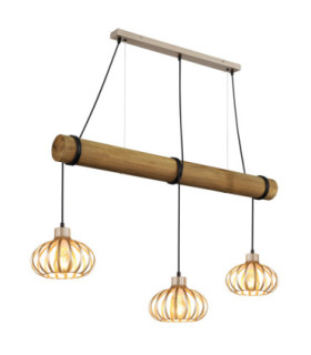 Caldwell Bar Pendant Ceiling Light Cappuccino Colour  3x E27-1