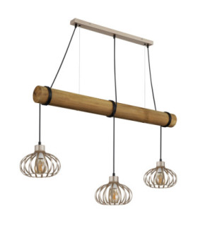 Caldwell Bar Pendant Ceiling Light Cappuccino Colour  3x E27-2