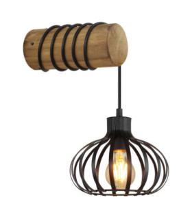 Caldwell Wall Lamp Brown 1x E27-1