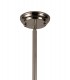 Ceiling Dome Pendant, 1 x E27, Polished Nickel, Frosted Glass - 6