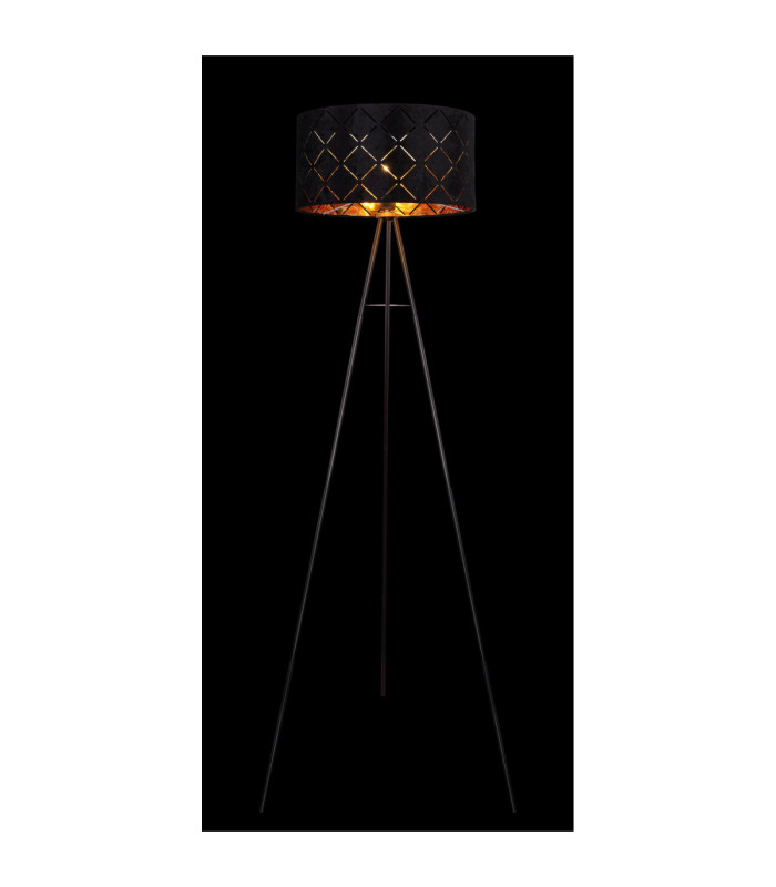 Sunna Tripod Floor Lamp Black 1x E27-6