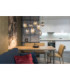 Blacky Cluster Pendant Ceiling Light Matt Black 8x E14-5